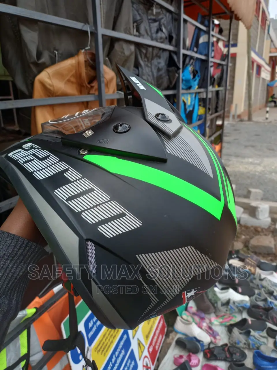 Motorcycle Helmet Aaron Off Road Graphic Helmet.