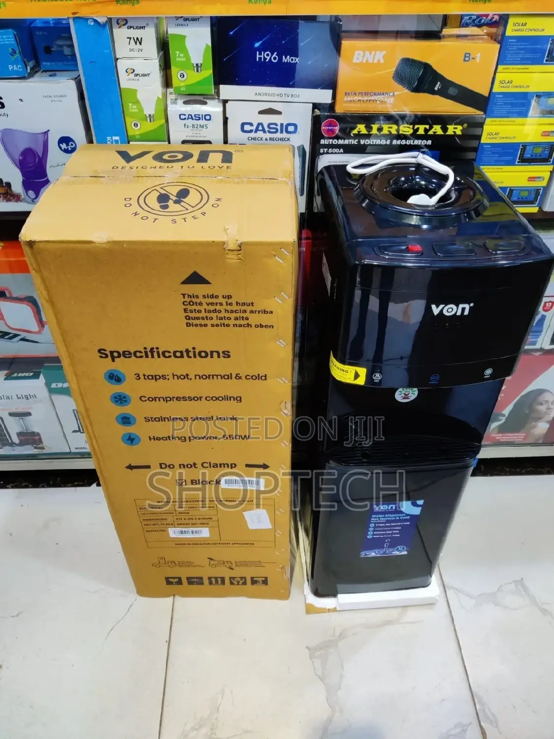 *Von Dispenser Hot and Cold Compressor Cooling