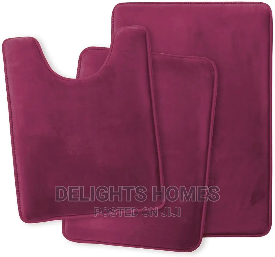 Memory Foam Bath Mat Set