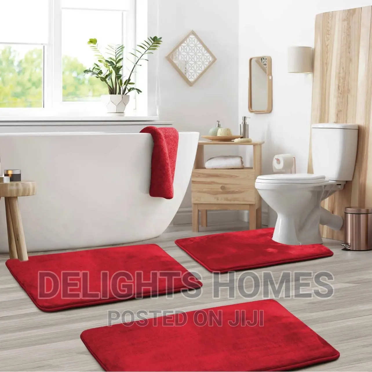 Memory Foam Bath Mat Set