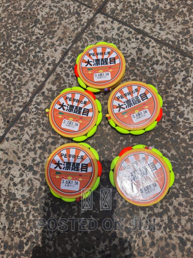 Fishing Line With Floaters and Hook - main view