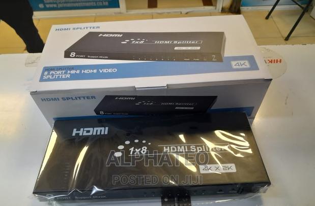 8 Port 1 in 8 Out 1x8 HDMI Splitter Audio Video 1080P Ful HD