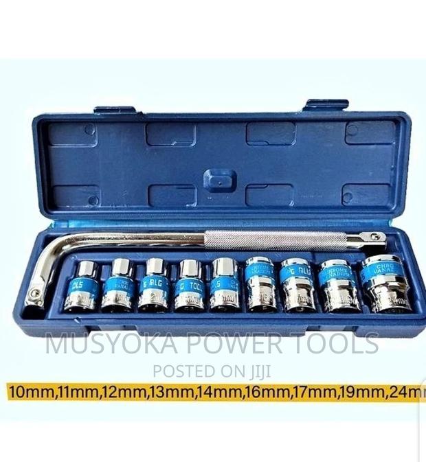 MLG Tools 10 PCS Box Socket Spanner Set
