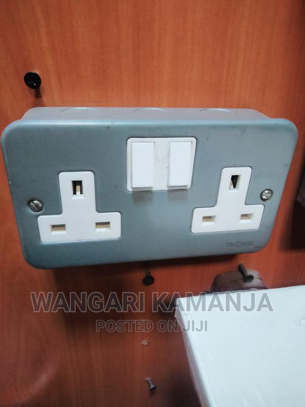 Twin Metal Socket 13 Amps - main view