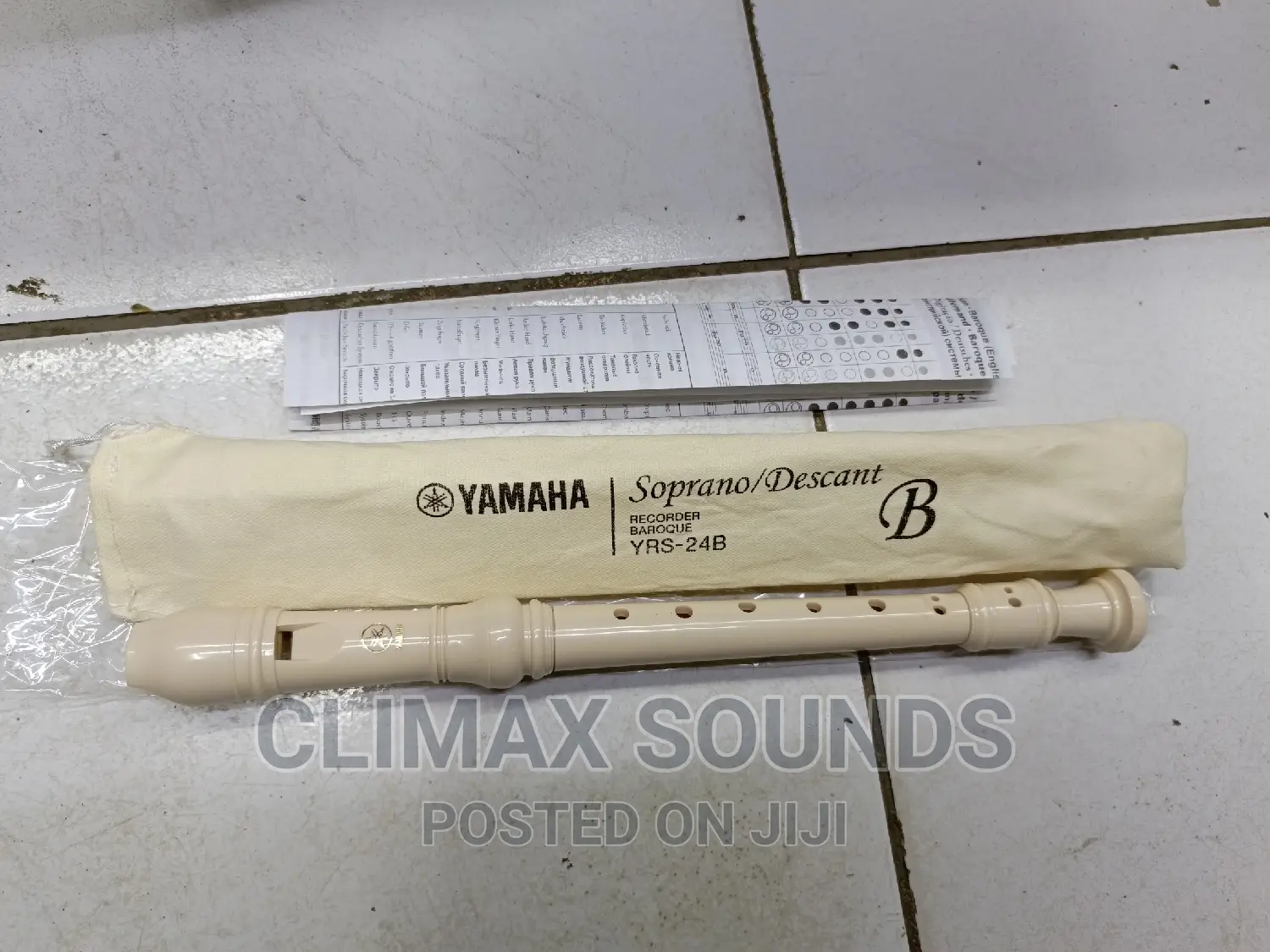 Yamaha Saprano Descant Recoder Yrs-24bb