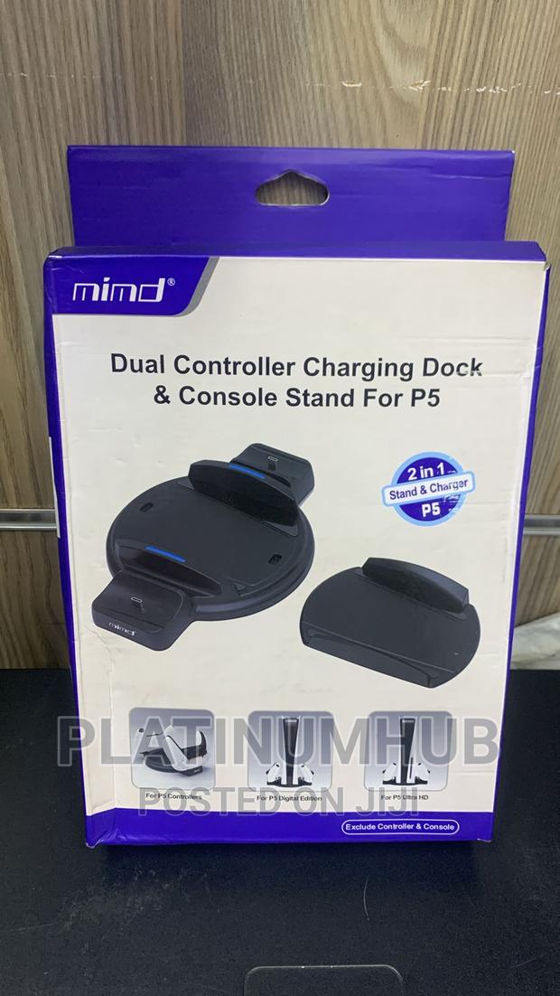 Dual Controller Charging Dock and Console Stand for Ps 5 - main view