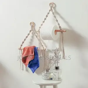 Tapestry Toilet Tissue Paper, Scarf and Belt Holder