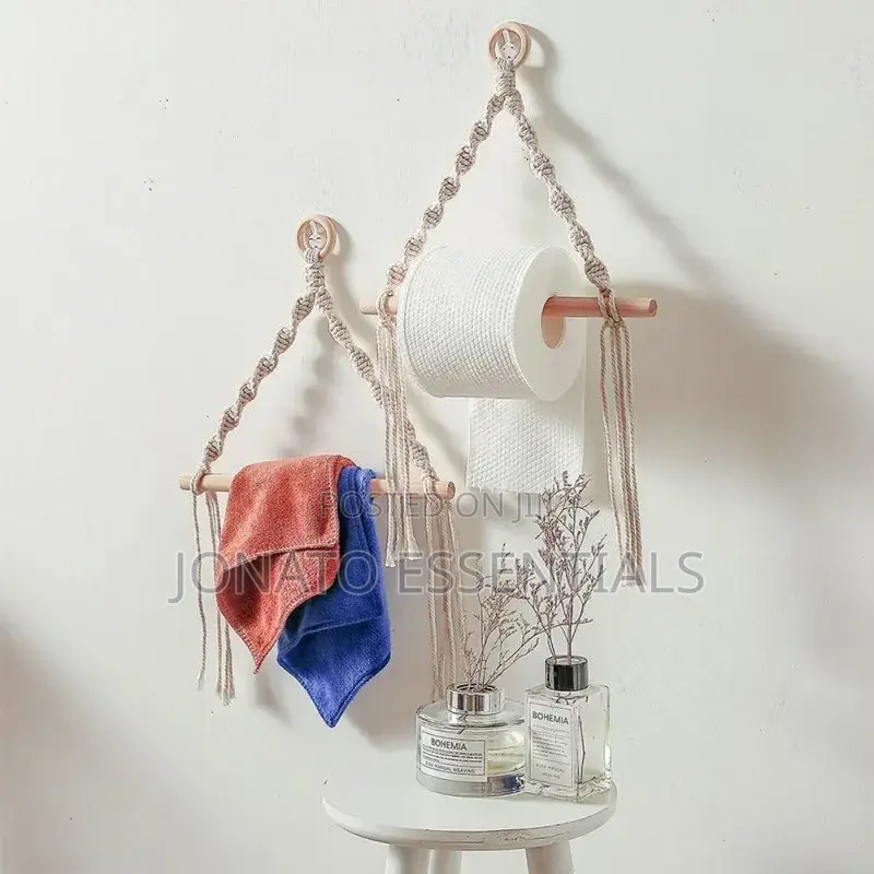 Tapestry Toilet Tissue Paper, Scarf and Belt Holder