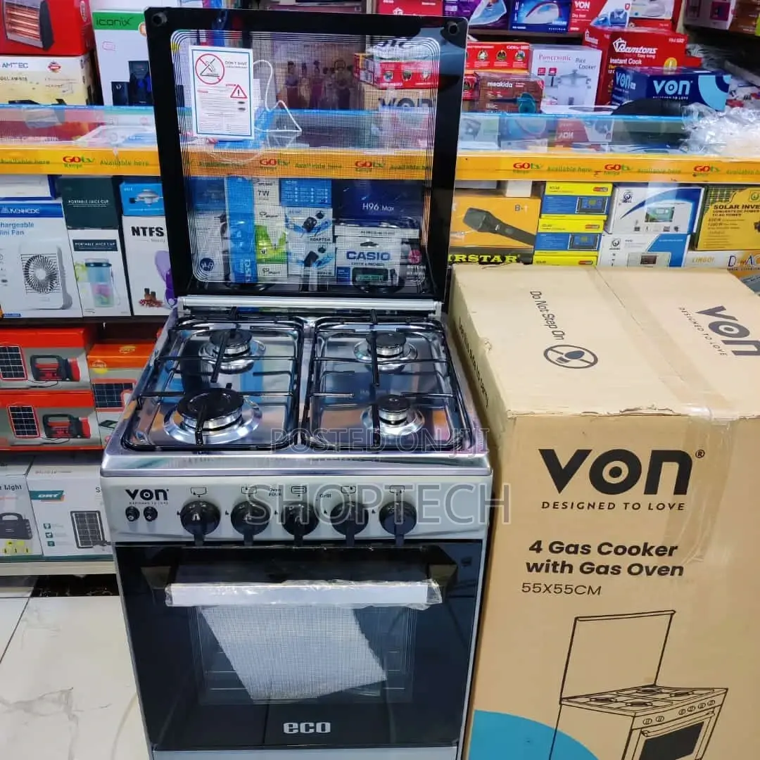 *Von 4gas Standing 55cm*55cm Standing Cooker