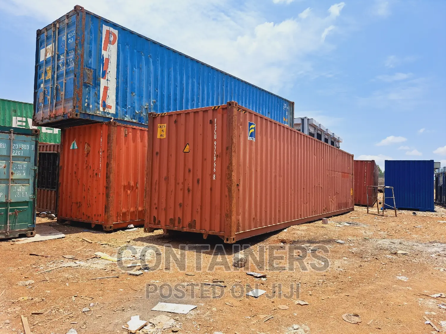 40ft Empty Containers Along Eastern Bypass
