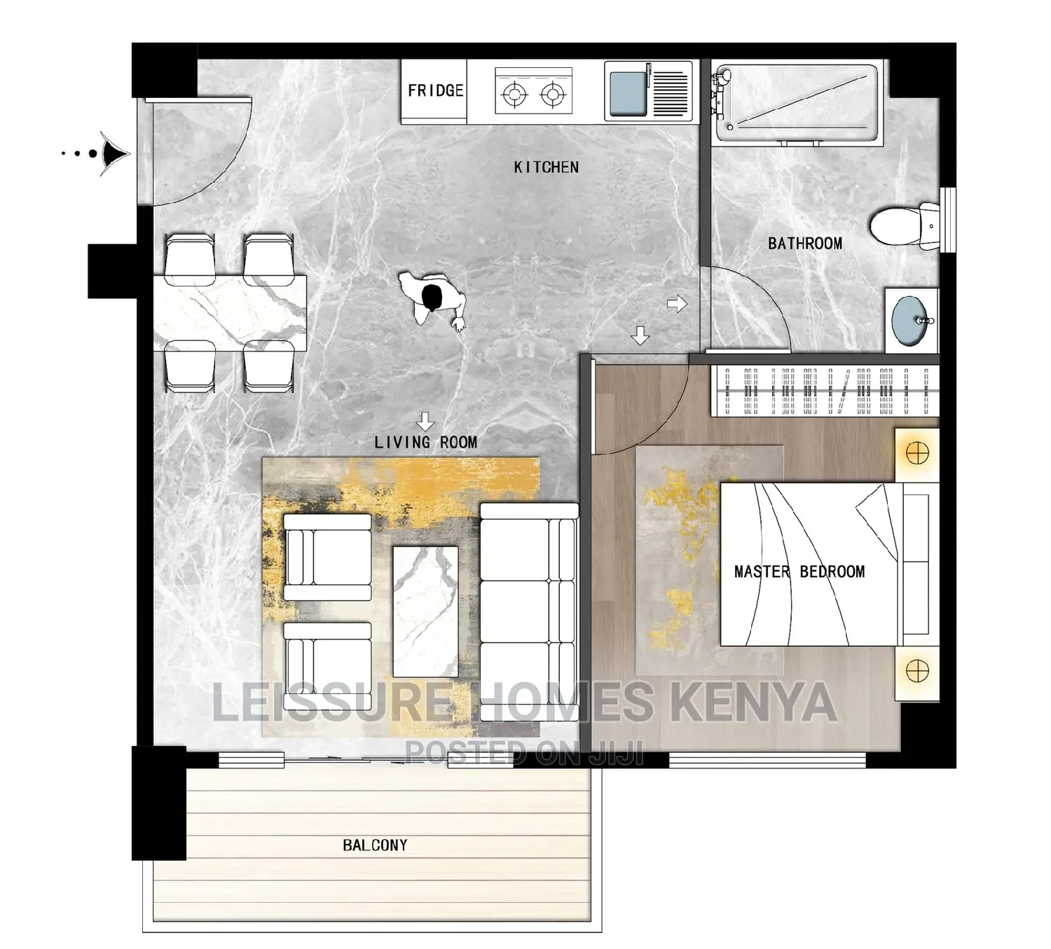 1bdrm Apartment In Kileleshwa For Sale