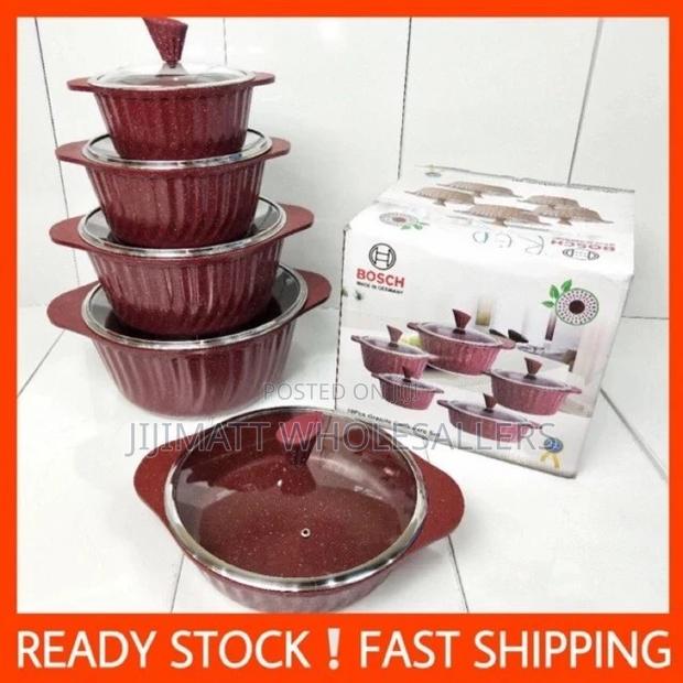 10 Pieces Bosch Granite Cookware Set - thumbnail 3