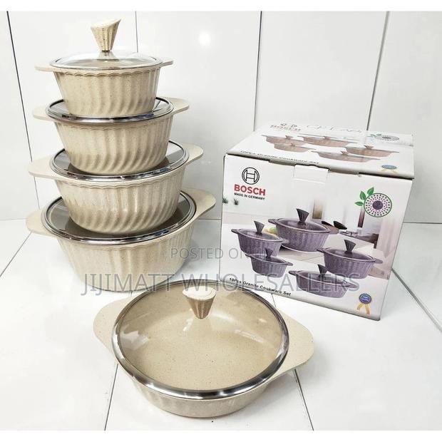 10 Pieces Bosch Granite Cookware Set - thumbnail 4