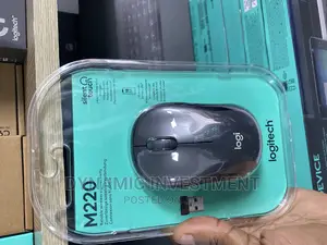 Logitech M220 Silent Wireless Mouse-Charcoal