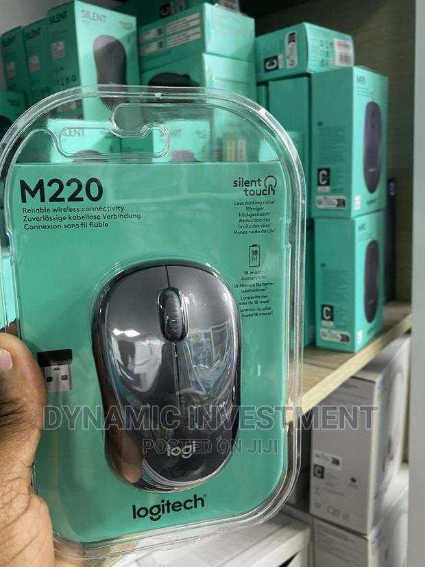 Logitech M220 Silent Wireless Mouse-Charcoal - thumbnail 3