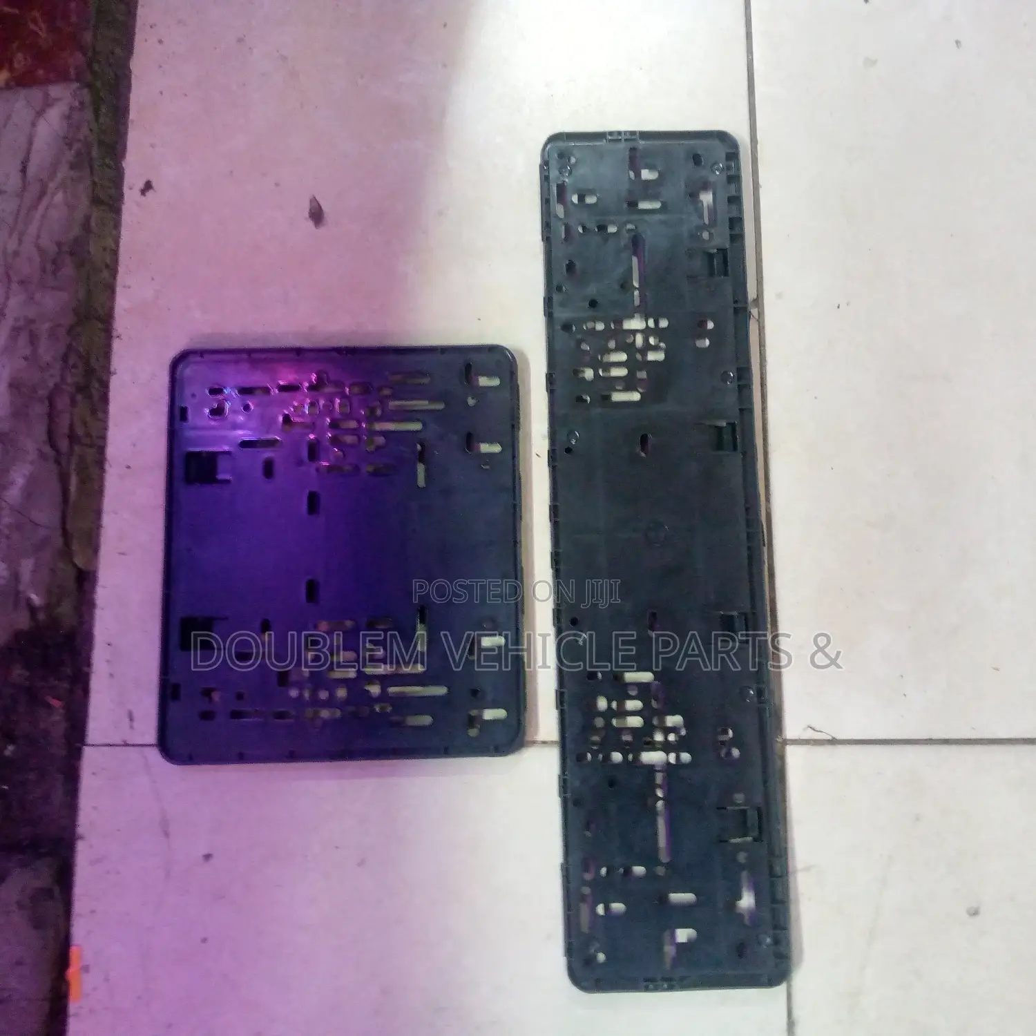 Number Plate Holders New Generation Plastic Black Universal