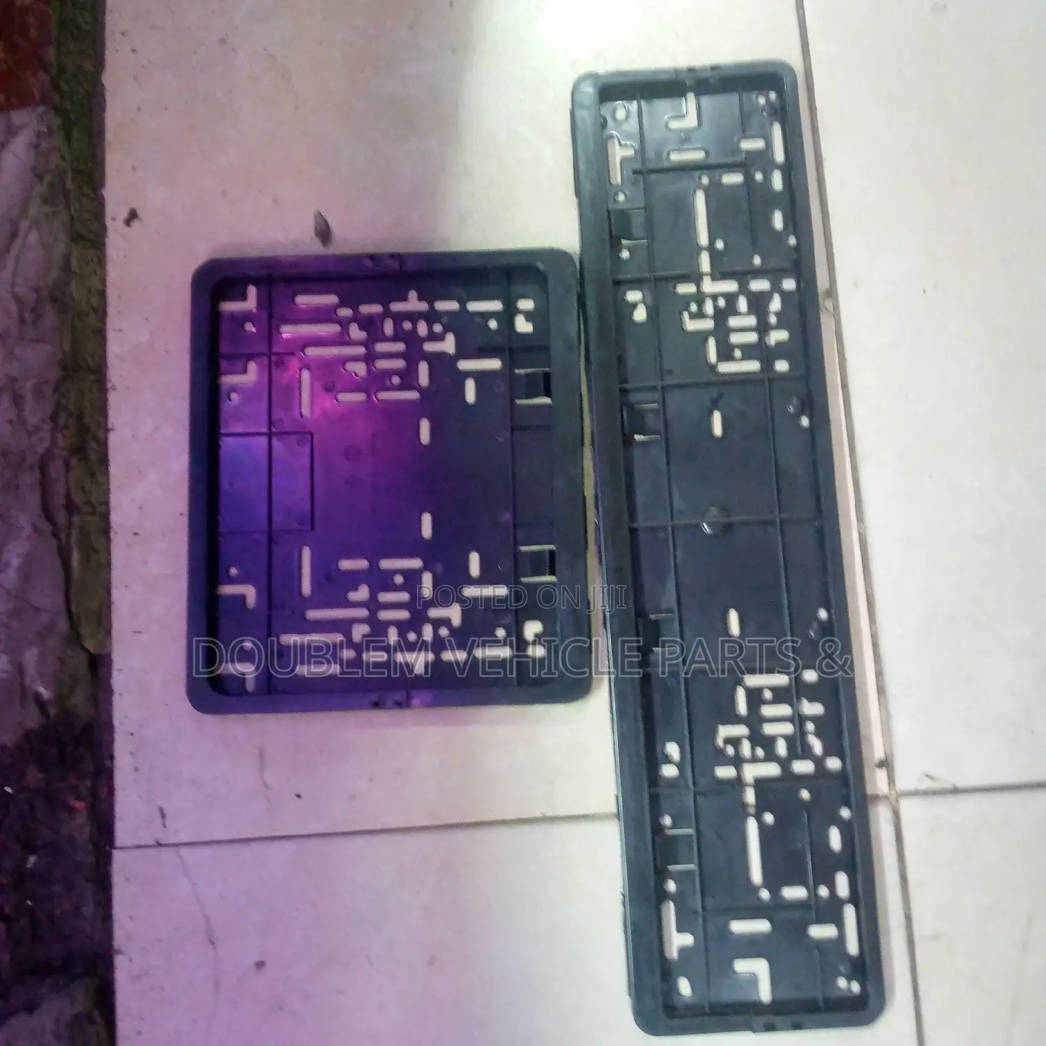 Number Plate Holders New Generation Plastic Black Universal