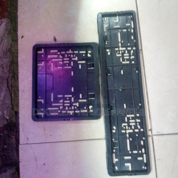 Number Plate Holders New Generation Plastic Black Universal - thumbnail 3