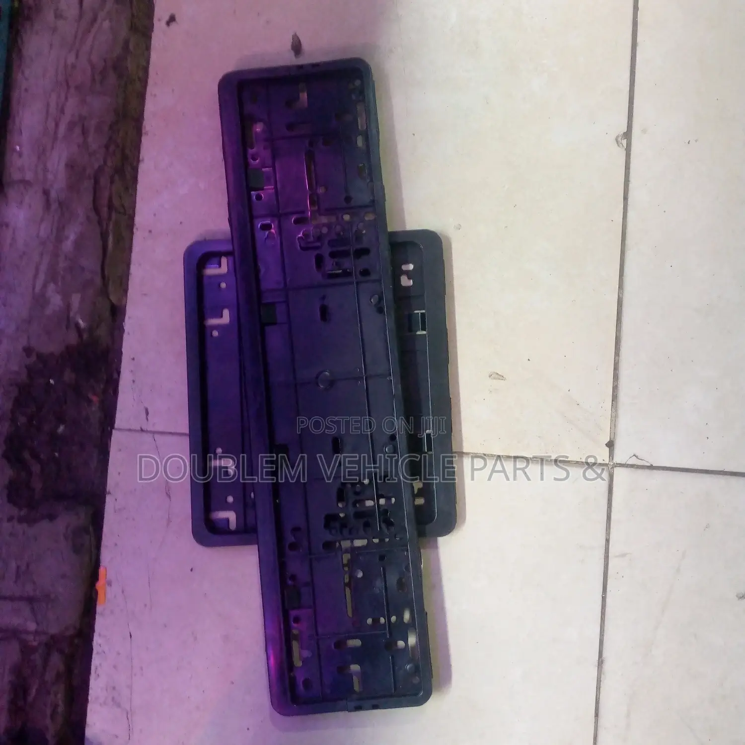 Number Plate Holders New Generation Plastic Black Universal