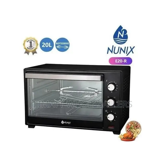 Nunix 20ltr Electric Rotisserie Oven Grill Cooker
