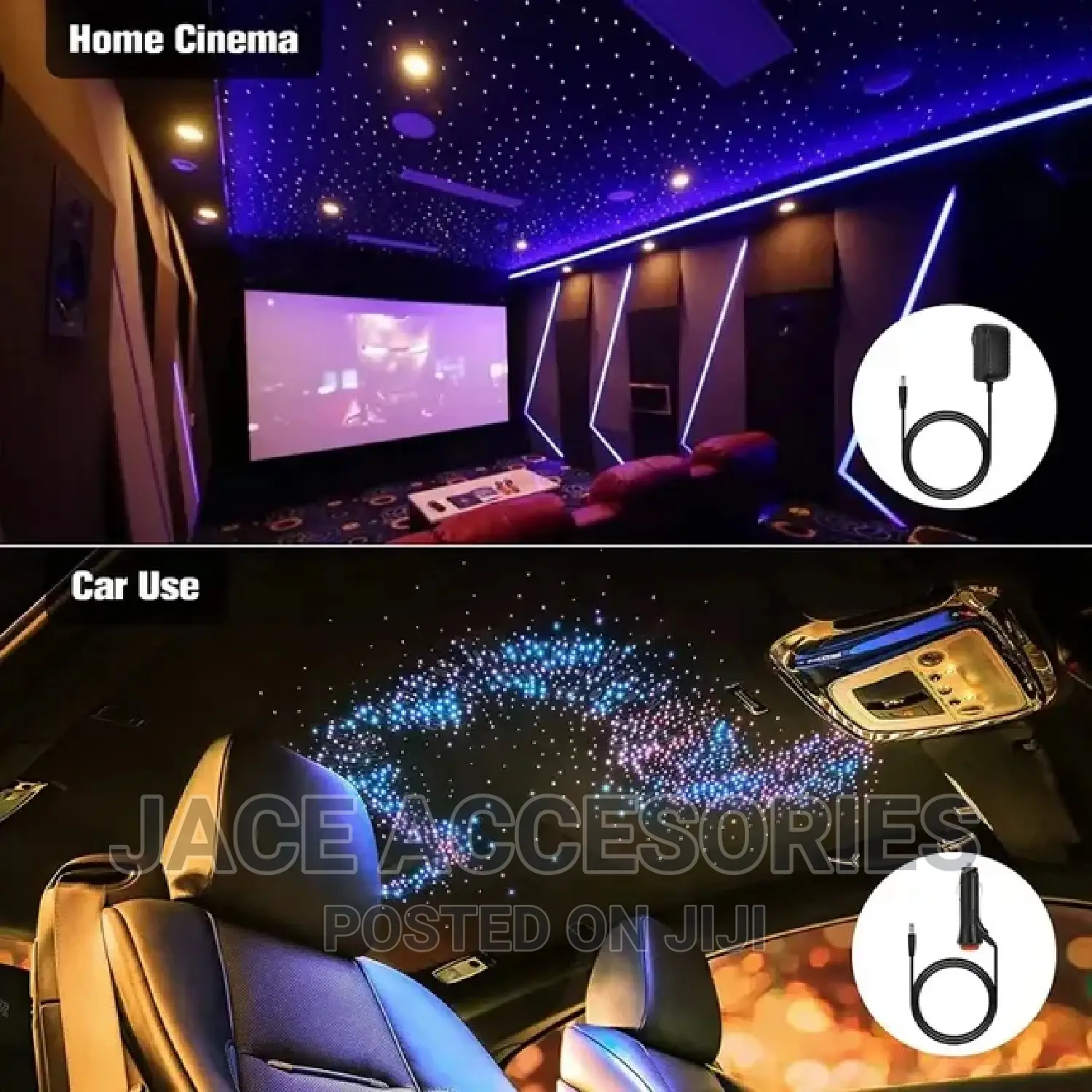 Multicolor Panel Fibre Optic Star Lights