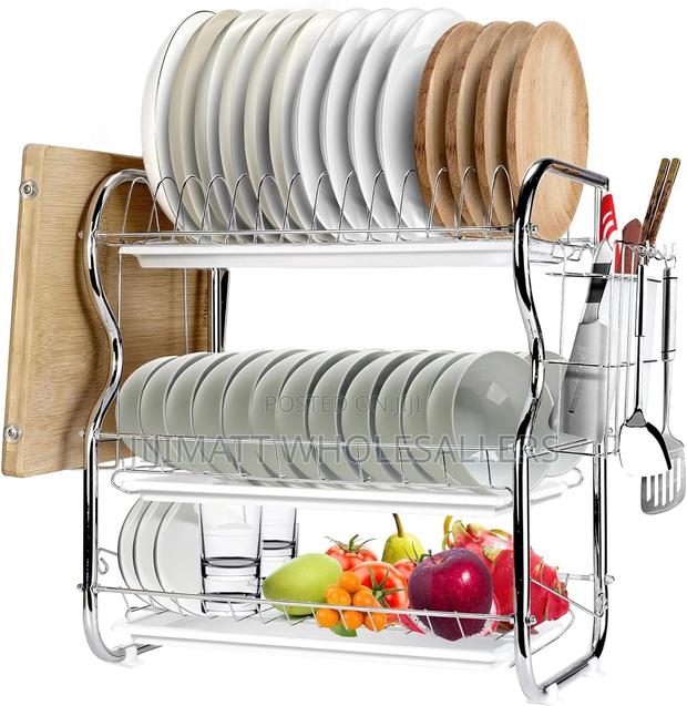 3layer Stainless Steel Dishrack - thumbnail 2