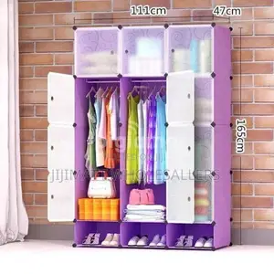 Portable Plastic Wardrobe Available