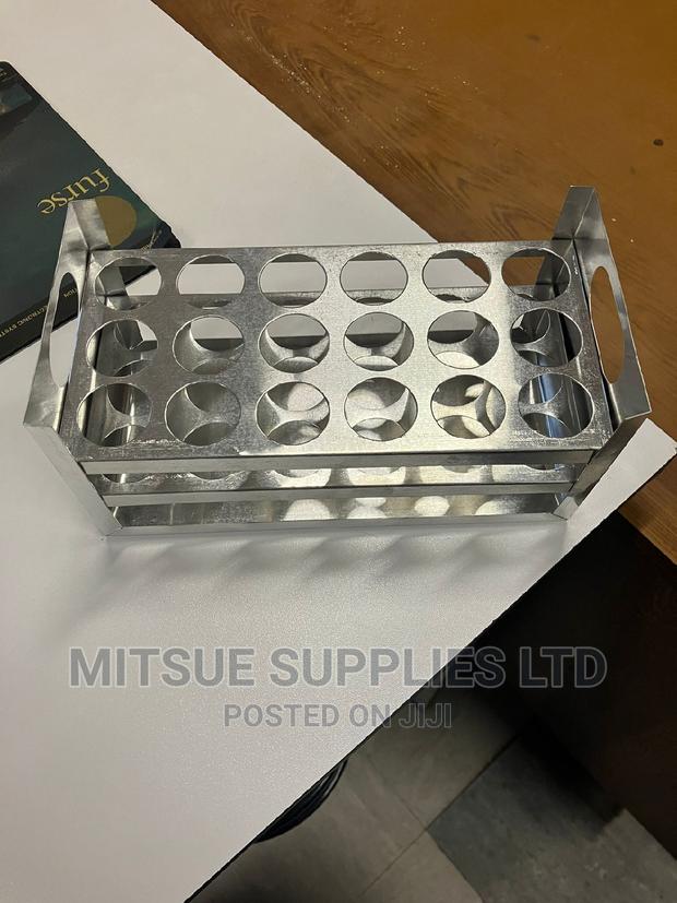 Test Tube Rack/Stand Aluminium With 18 Holes
