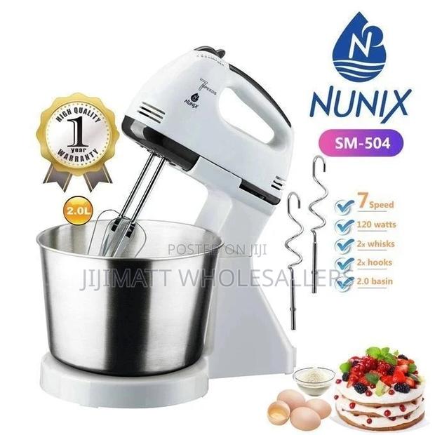 Nunix Hand Mixer With Bowl - thumbnail 2