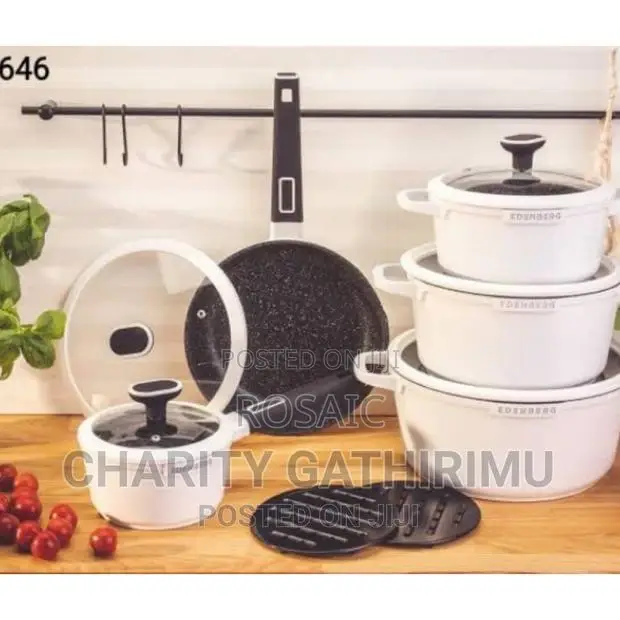 EDENBERG Granite Cookware Set
