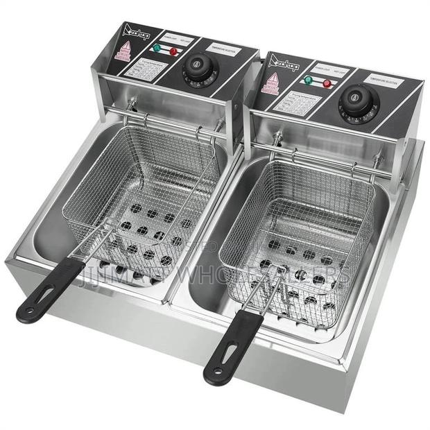 Nunix Double Deep Fryer 6L+6L - thumbnail 3