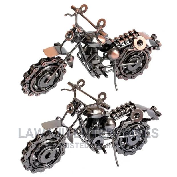Collectable Motorcycle Art Sculpture - main view