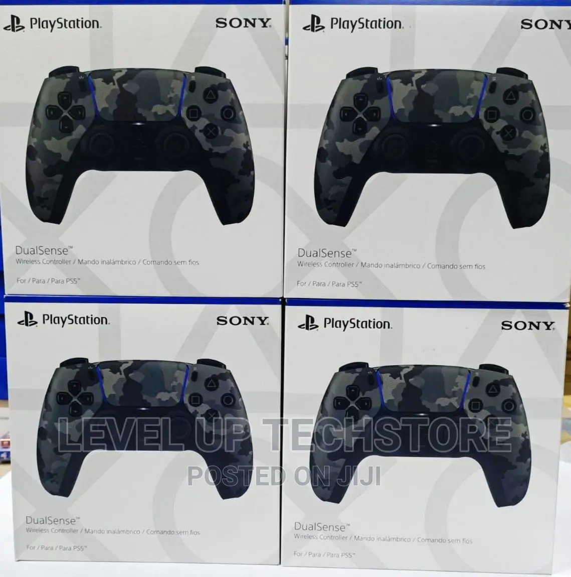 PS5 Dualsense Wireless Controller [Gray Camouflage] - New