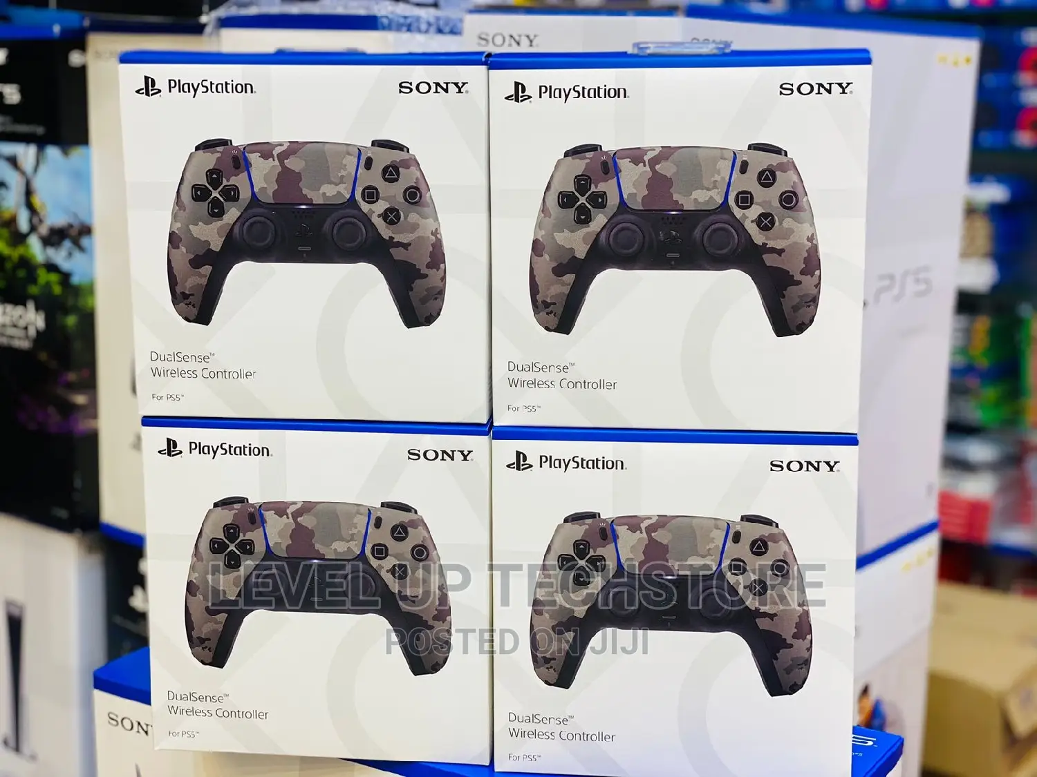 PS5 Dualsense Wireless Controller (Camo Grey)
- New