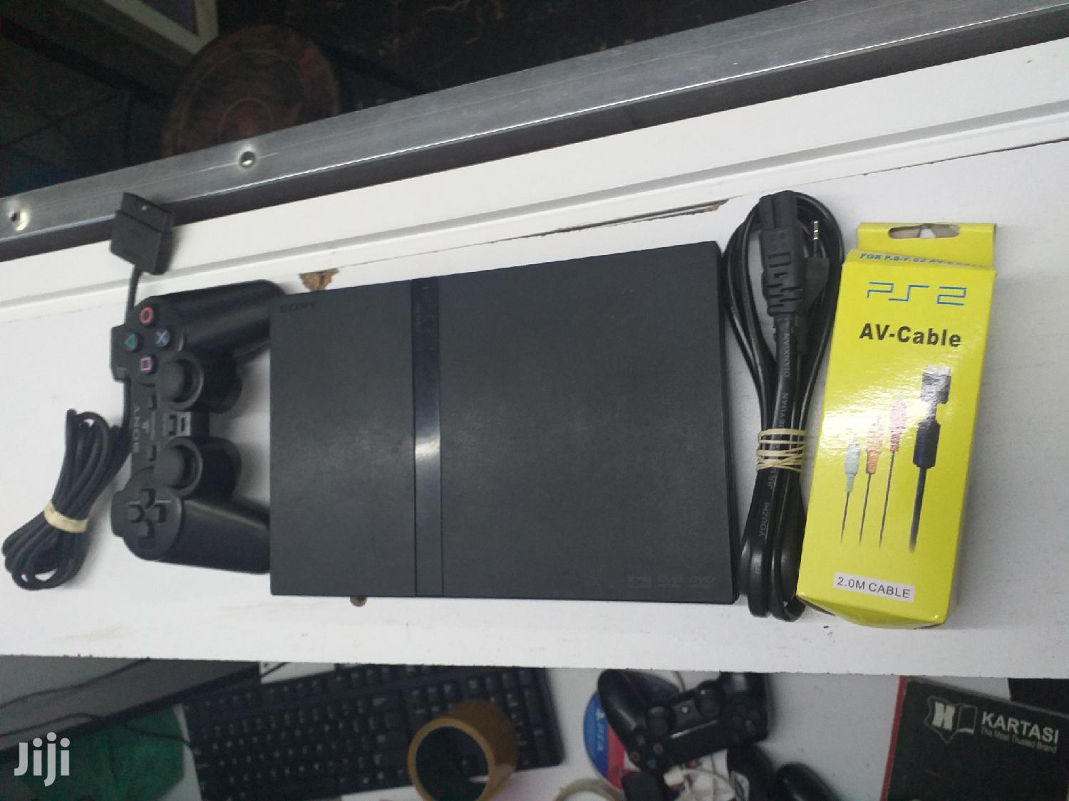 Playstation 2 With 10 Games
