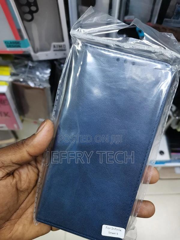 Flip Leather Cover Case for Infinix Smart 5, 6.6" [ Vi