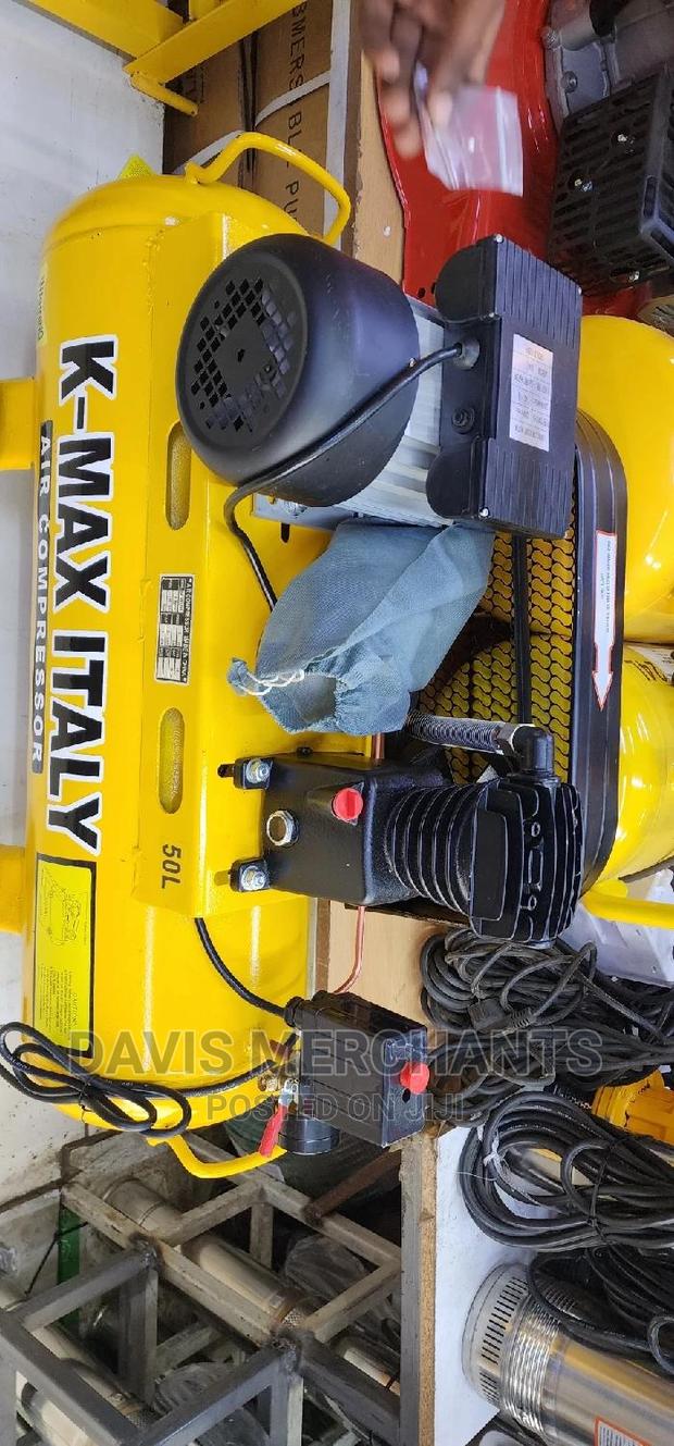 50L Electric Belt Driven Double Piston Air Compressor - main view