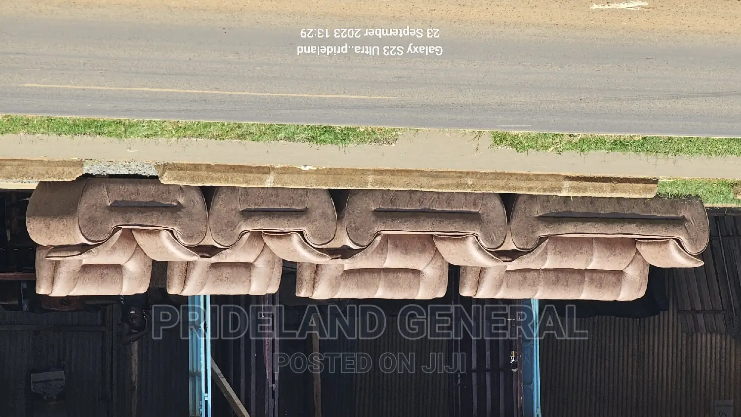 7 Seater Modern Kangaroo Leather Sofasets 01 in Eldoret CBD Furniture, Muthangya Fredrick