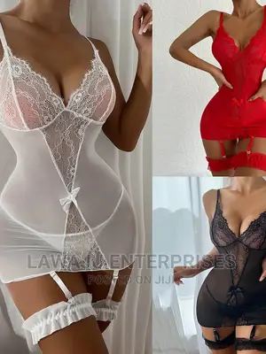 Sexy Exotic See Through Lingerie Set - White