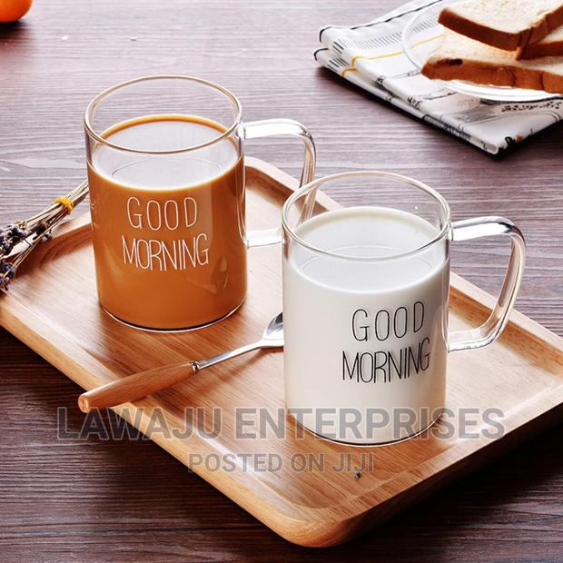 Borosilicate Glass Mug With Handle - 2pcs
