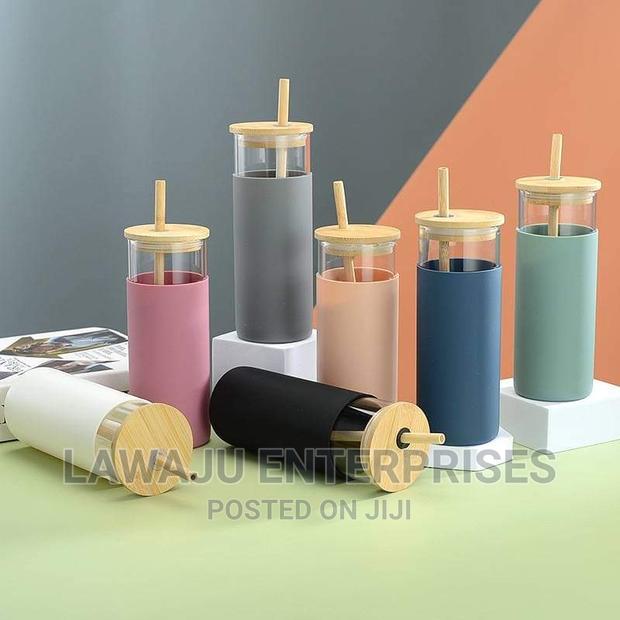 Smoothie Cup With Coloured Silicone Cover Silicone