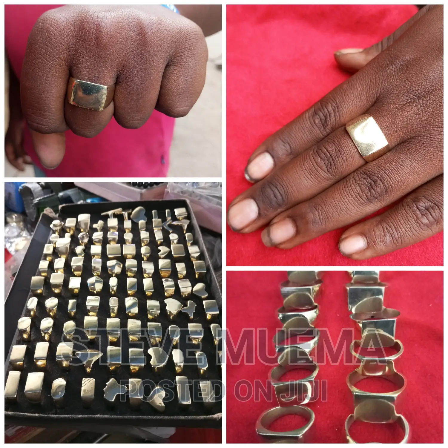 Pure Brass Rings.