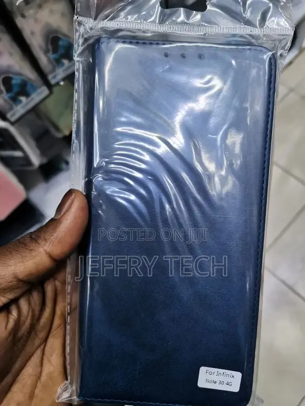 Leather Card Wallet Flip Cover for Infinix Hot 30
