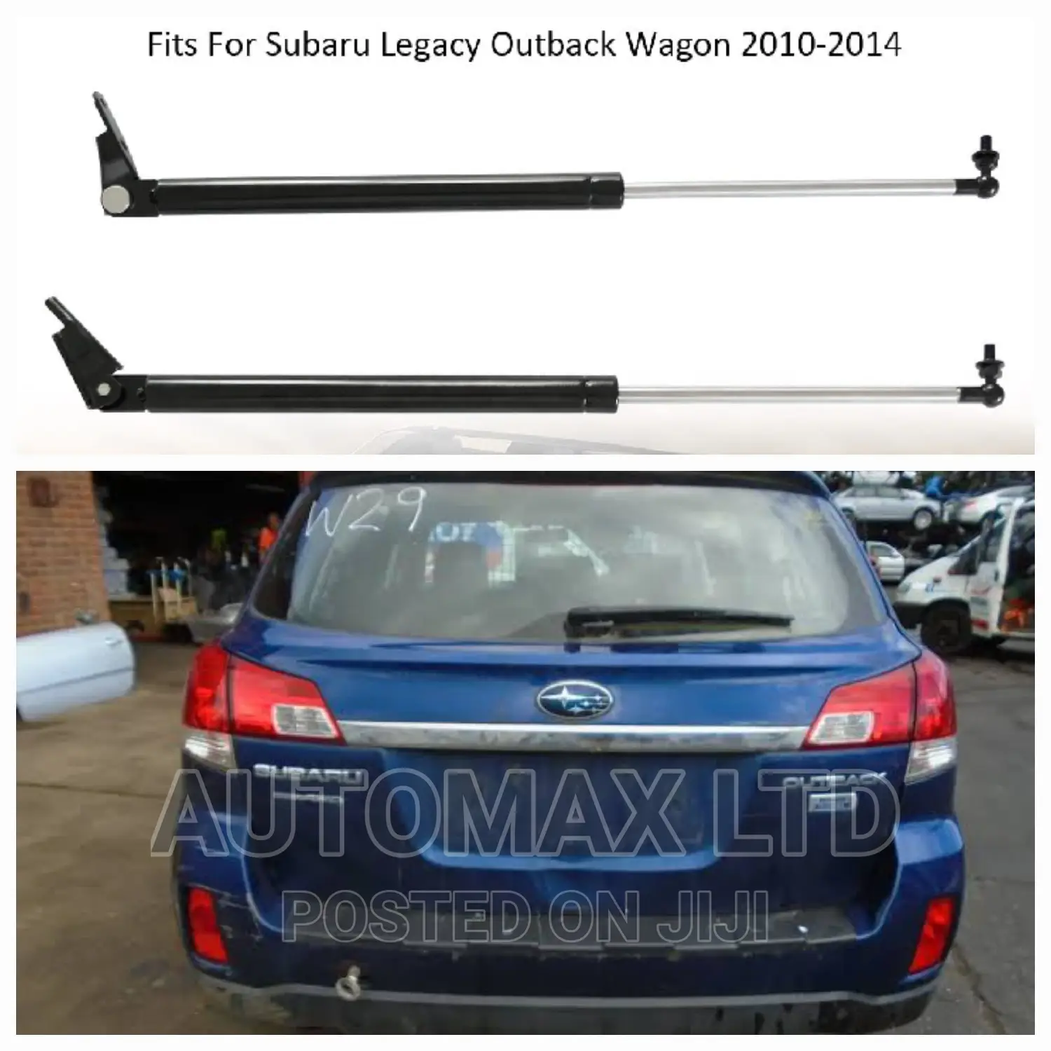 Subaru Outback, BR9, Rear Tail Gate Boot Lift Shocks,