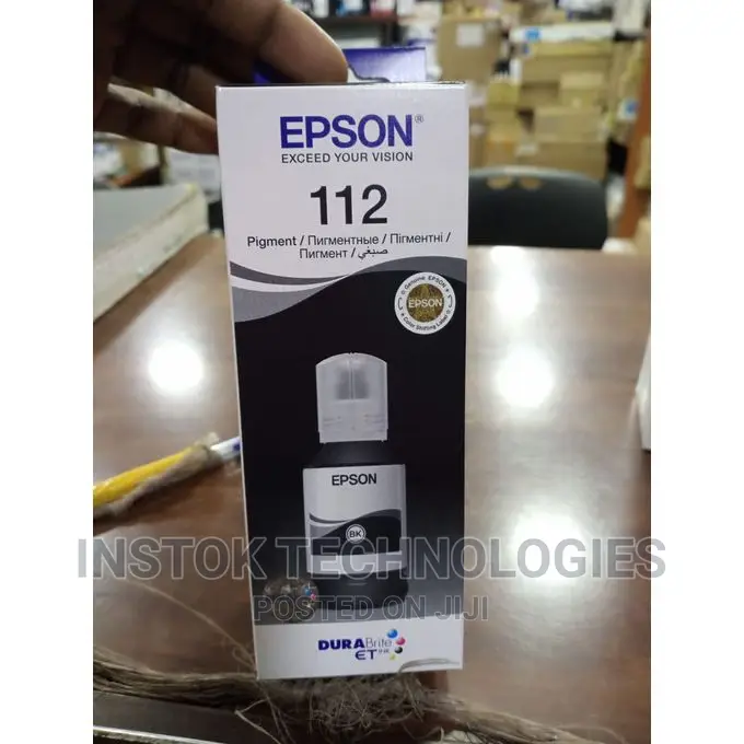 Epson 112 Ecotank Pigment Black Ink Bottle