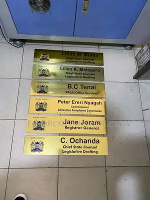 Door Identity Labels Printing