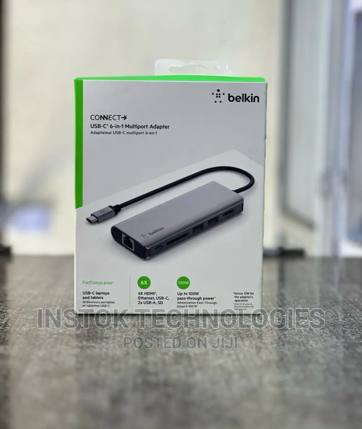 Belkin USB C Hub, 6-in-1 Multiport Adapter Dock With HDMI