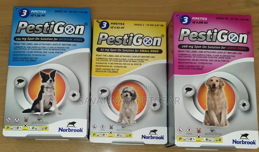 Pestigon Flea and Tick Spot-on for Dogs - Pipette
