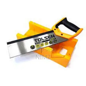 Tolsen Mitre Box With Back Hand Saw Set 300mm 12 Inch Fas