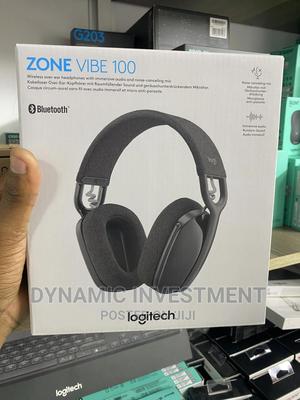 Logitech Zone Vibe 100 Wireless Headset -Black - thumbnail 2